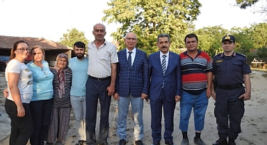 VALİ EKİCİ, ŞEHİT NECMETTİN GÜÇLÜ'NÜN AİLESİNİ ZİYARET ETTİ