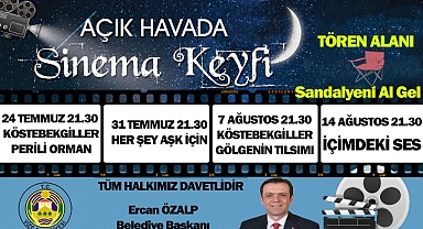AÇIK HAVADA SİNEMA KEYFİ