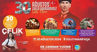 30 AĞUSTOS TEKİRDAĞ'DA COŞKUYLA KUTLANACAK
