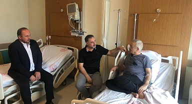 Ahmet Gökhan Sarıçam'dan Şaban Savaşan ve Serdar Kocabalta'ya Geçmiş Olsun Ziyareti