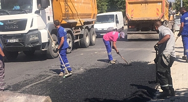 Asfalt Onarım ve Bakım Çalışmaları Aralıksız Sürüyor