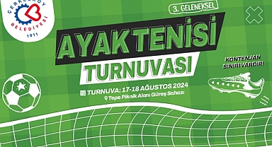 AYAK TENİSİ TURNUVAMIZIN KAYITLARI BAŞLIYOR