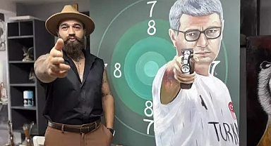 Azeri asıllı ressam Abdullayev, tablosundaki son dokunuşu milli atıcı Dikeç'ten bekliyor