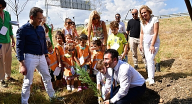 Babaeski'de Miniklerle Fidan Dikimi Etkinliği Düzenlendi