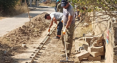 Babaeski’de Su Hattı Değişimi Sonrası Yol Tamiratı Hızla Sürüyor