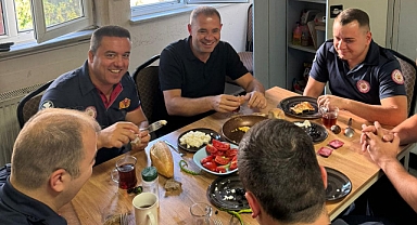 Başkan Bulut, İtfaiye Personeliyle Kahvaltıda Buluştu