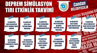 DEPREM SİMÜLASYON TIRI İLÇE İLÇE GEZECEK