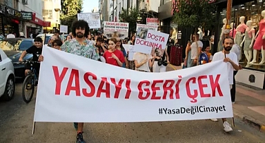 Edirne'de hayvanseverlerden 'yasayı geri çek' yürüyüşü