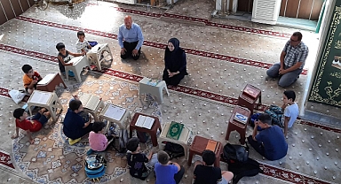 Kaymakam Rabia Naçar Çanakcıoğlu'ndan Yaz Kuran Kurslarına Ziyaret