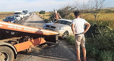 Kaynarca Yolunda Kaygan Zemin Kazası