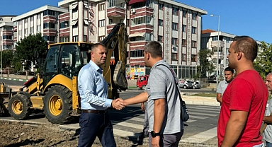 Kırklareli Belediye Başkanı Derya Bulut, Eliptik Kavşak Projesi İçin Denetimde