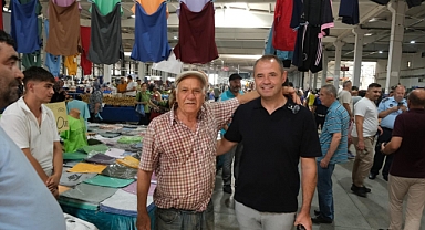 Kırklareli Belediye Başkanı Derya Bulut'tan Çarşamba Pazarı'na Ziyaret