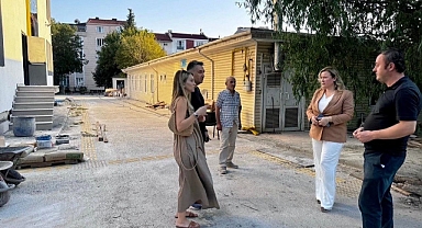 Özefsun, İstiklal Ortaokulu İnşaatını İnceledi