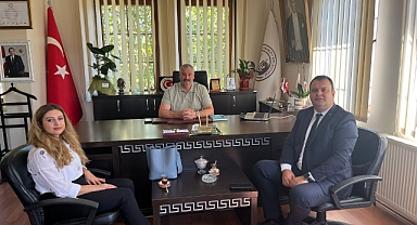 Şube Müdürü Bilgin'den Başkan Hoşgörür'e Ziyaret