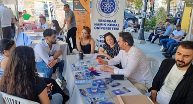 Üniversitemiz Çorlu’da Düzenlenen Tanıtım Günlerine Katıldı