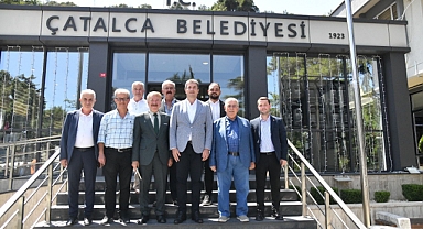 Üsküp Belediye Başkanı Halil Çallı'dan Çatalca'ya Kardeş Belediye Ziyareti