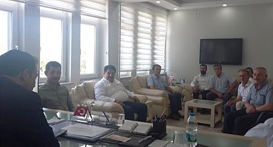 Vize Kaymakamı Kemal Balaban'a Köy Muhtarlarından Ziyaret