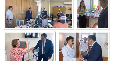 Vize Kaymakamı Kemal Balaban'dan Kurumlara Ziyaret