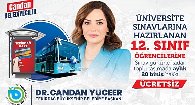 12. SINIF ÖĞRENCİLERİNE ULAŞIM MÜJDESİ