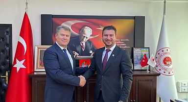 Başkan Fırat Yayla’dan Ersoy Canbek’e Teşekkür Ziyareti