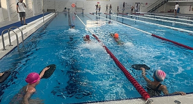 BÜYÜKŞEHİR'DEN ÇERKEZKÖY'ÜN ÇOCUKLARINA YÜZME EĞİTİMİ