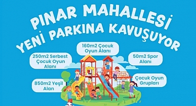Kırklareli Belediyesi'nden Pınar Mahallesi'ne Yeni Park