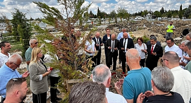 Kırklareli İl Genel Meclisi, Merhum Aydın Karakoç'u Mezarı Başında Yad Etti