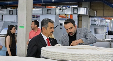 Kırklareli Valisi Birol Ekici, İmka İplik Firmasını Ziyaret Etti