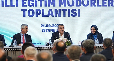 MİLLÎ EĞİTİM BAKANI TEKİN, İL MİLLÎ EĞİTİM MÜDÜRLERİYLE BİR ARAYA GELDİ