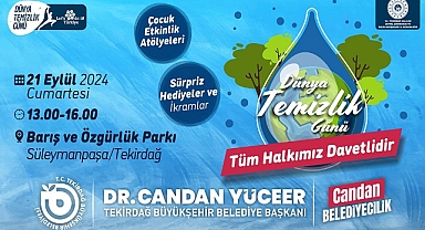 TEKİRDAĞ'DA DÜNYA TEMİZLİK GÜNÜ COŞKUSU