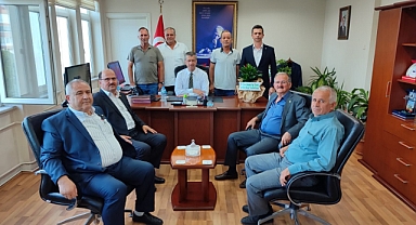 Trakya Birlik’ten  Babaeski Kaymakamı Tamer Orhan’a Hayırlı Olsun Ziyareti