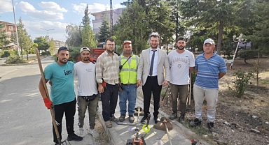 Yeşil Alanlarda İncelemelerde Bulundu