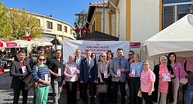 Babaeski'de Meme Kanseri Farkındalık Etkinliği