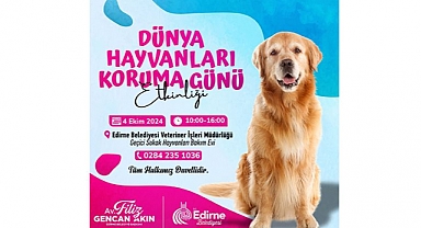 BELEDİYE’DEN 4 EKİM DÜNYA HAYVANLARI KORUMA GÜNÜ ETKİNLİKLERİ!