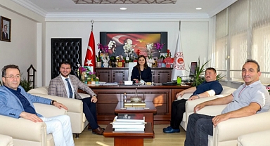 Fırat Yayla, Yeni İl Müdürü Hatice Özdemir'i Ziyaret Etti