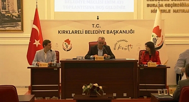 Kırklareli Belediye Meclisi Ekim Ayı Toplantısı Gerçekleşti