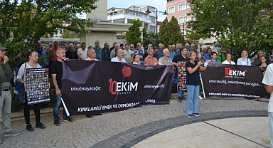 Kırklareli Emek ve Demokrasi Platformu 10 Ekim Katliamını Andı