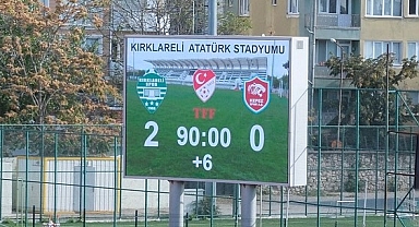 Kırklareli, Kepez Spor'u 2-0 Mağlup Etti