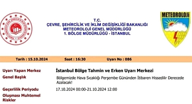 Kırklareli'nde Hava Sıcaklıkları Hissedilir Derecede Düşecek