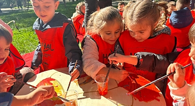 Lüleburgaz Gençlik Parkı’nda Miniklerin Renkli Etkinliği