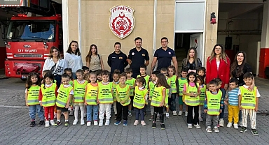 Minik Öğrencilerden Kırklareli İtfaiyesine Anlamlı Ziyaret