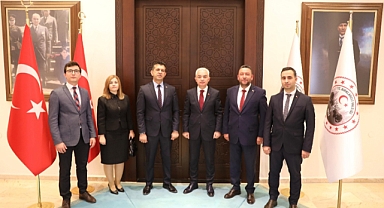 Tuğgeneral Ali Aydın Torun ve Büro Memur-Sen'den Vali Uğur Turan'a Ziyaret