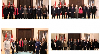 Vali Uğur Turan’a Hayırlı Olsun Ziyareti Devam Ediyor