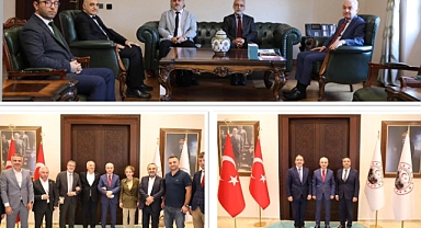 Vali Uğur Turan'a Hayırlı Olsun Ziyaretleri