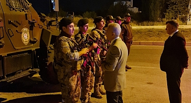 Vali Uğur Turan'dan Yol Kontrol Noktalarına Ziyaret