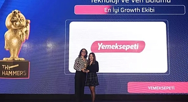 Yemeksepeti, The Hammers Awards'ta ‘En İyi Growth Ekibi’ ödülünü kazandı