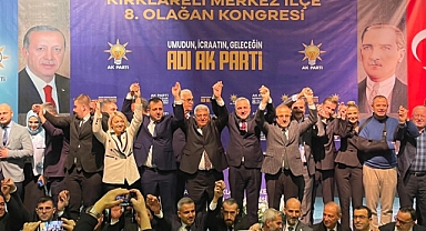 AK Parti Kırklareli Merkez İlçe 8. Olağan Kongresi Gerçekleşti
