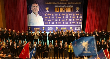 AK Parti Lüleburgaz İlçe Kongresi Gerçekleşti, Abdussamed Kayalı Yeniden Başkan Seçildi