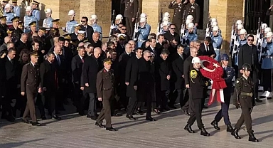 Anıtkabir'de 10 Kasım töreni