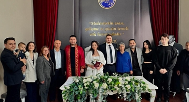 Başkan Yayla, Nazire Hazal ve Emre'nin Nikah Törenini Gerçekleştirdi